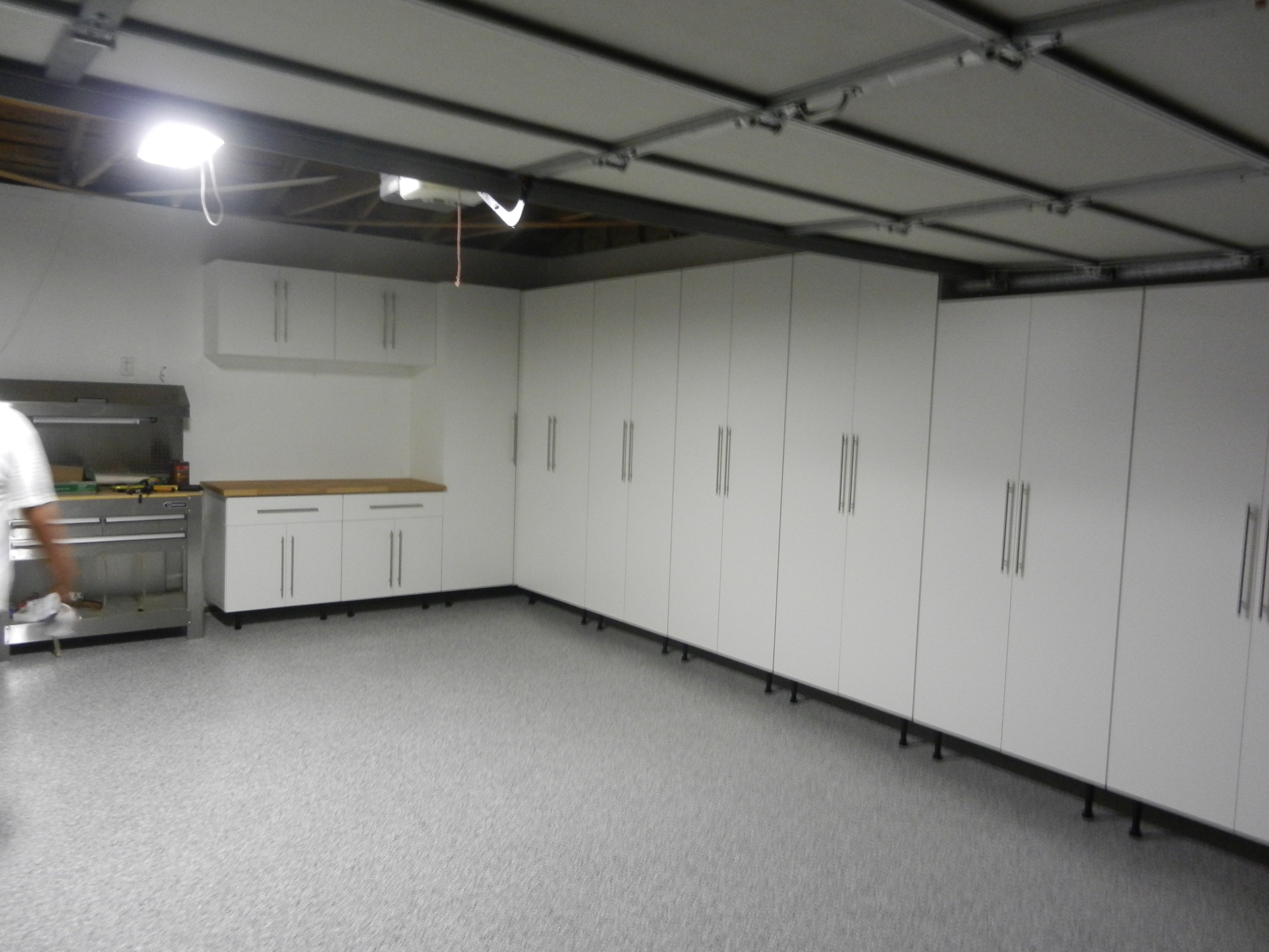 Garage Floors Custom Cabinets